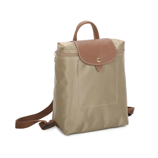 Khaki Canvas Backpack