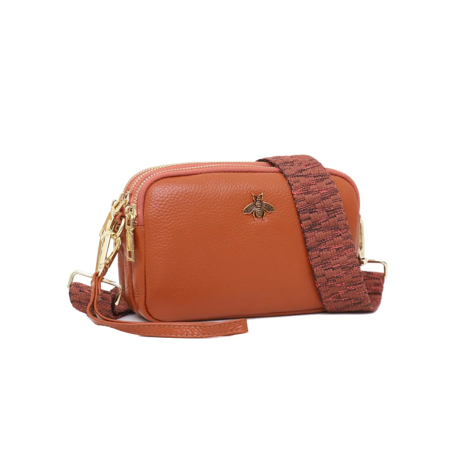 Bee Leather Crossbody Bag Choose From 6 Colours