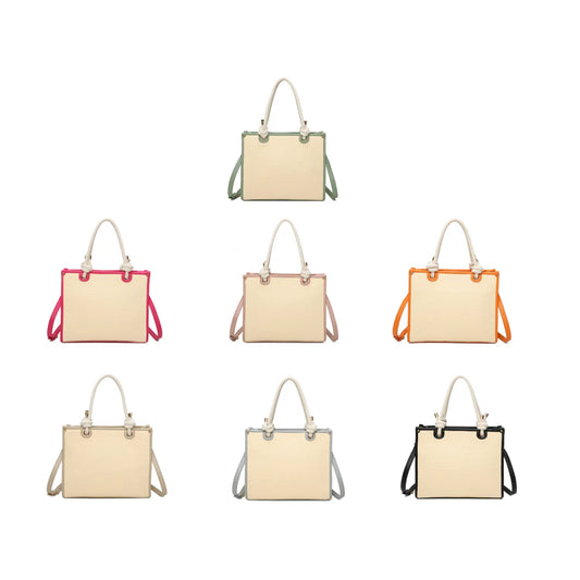 Straw Tote Bag Choose From 7 Colours