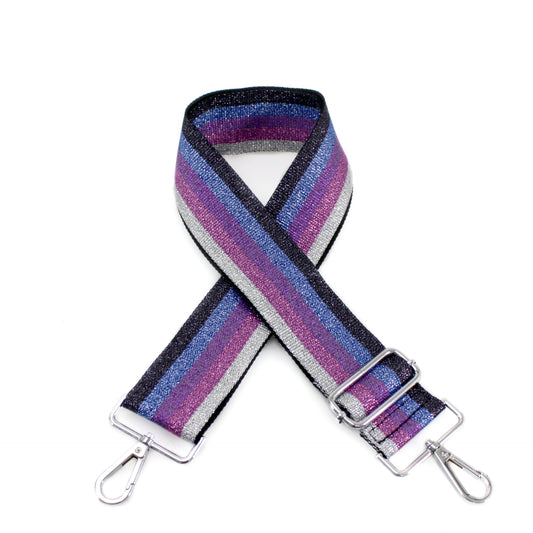 Canvas Strap- Purple rainbow