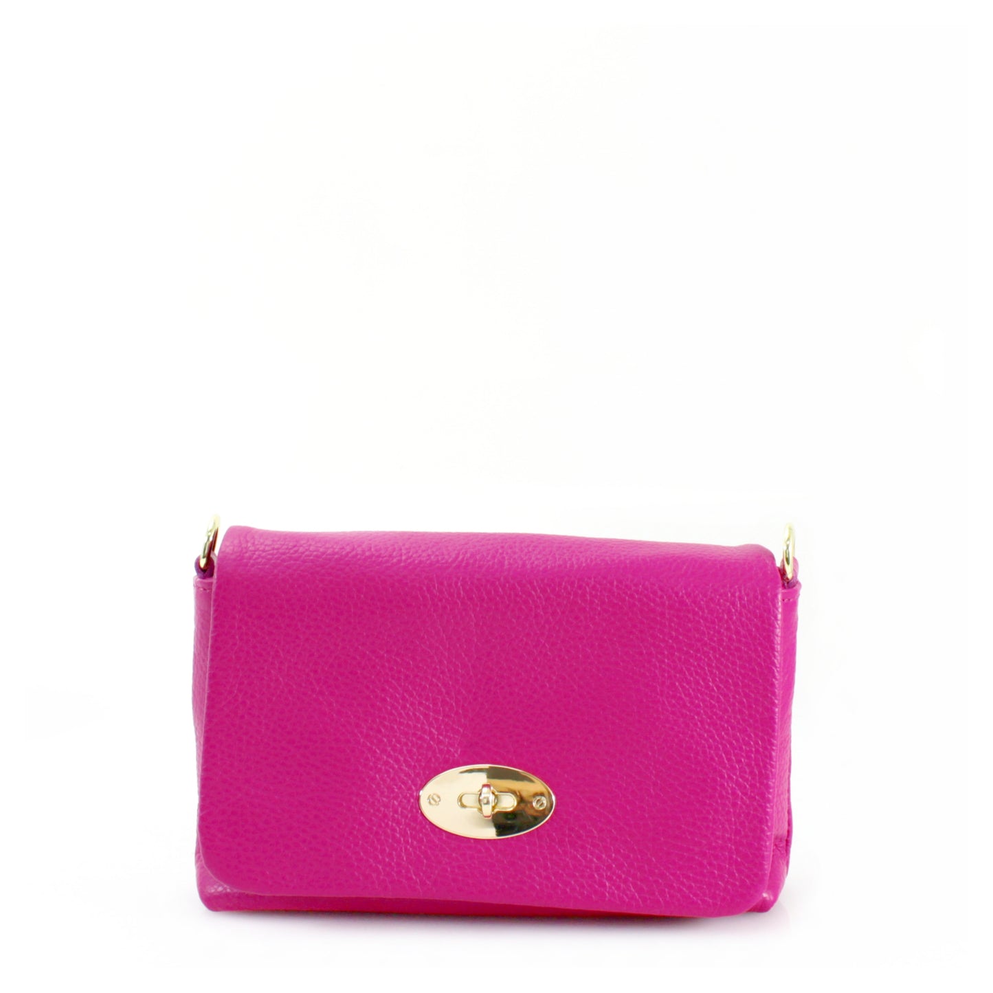 Leather Gold Buckle Crossbody Bag Choose From 14 Colours