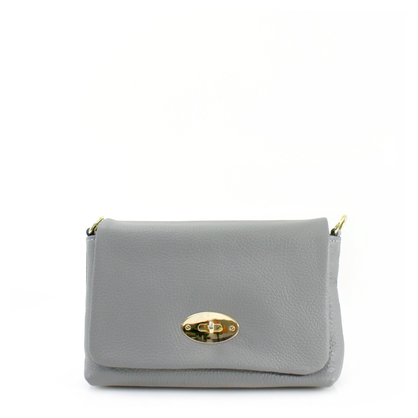 Leather Gold Buckle Crossbody Bag Choose From 14 Colours