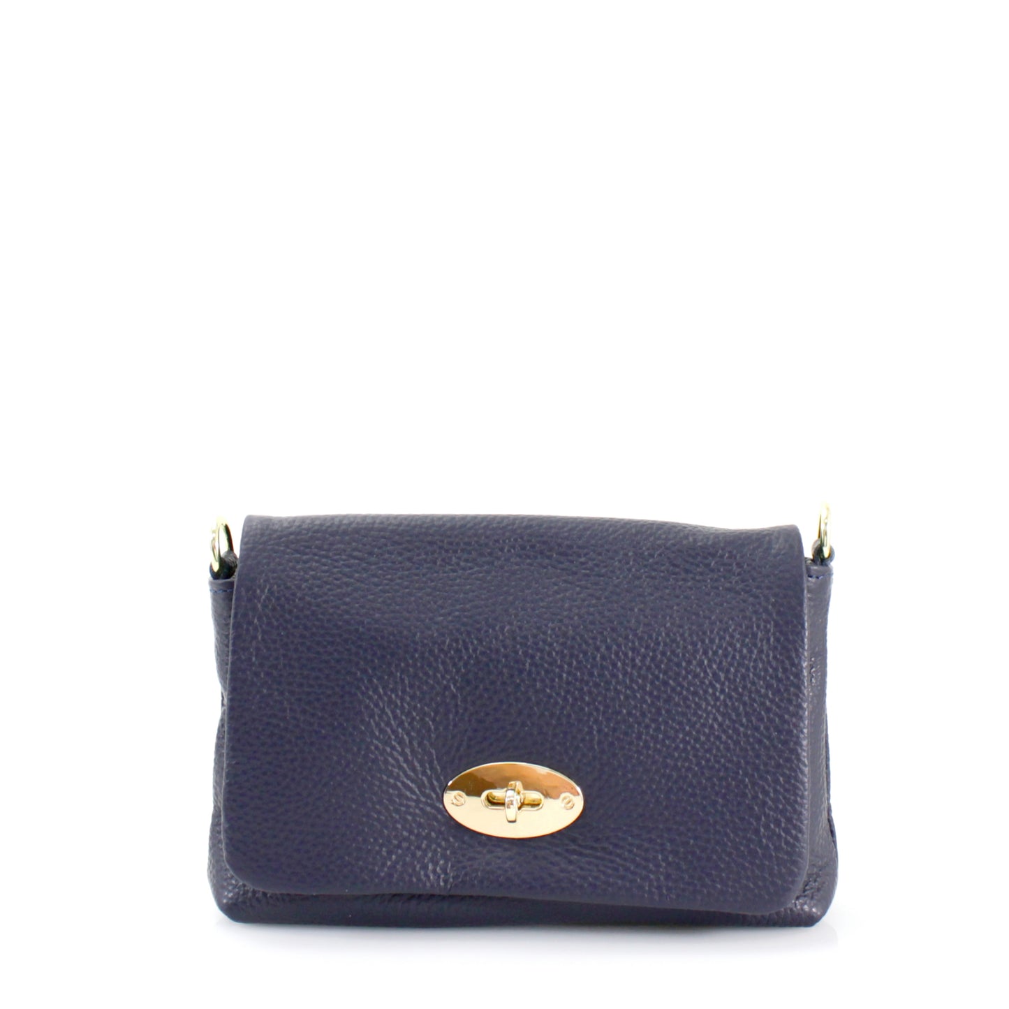 Leather Gold Buckle Crossbody Bag Choose From 14 Colours