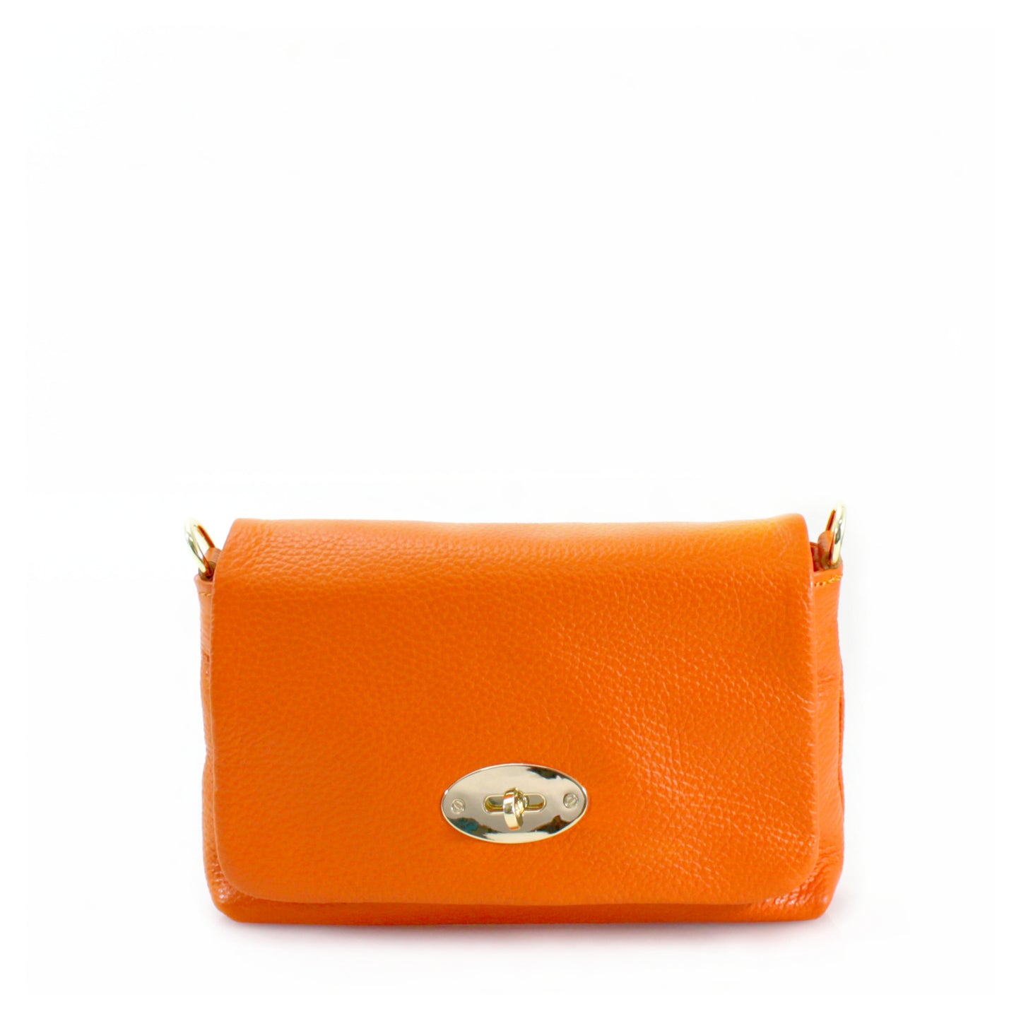 Leather Gold Buckle Crossbody Bag Choose From 14 Colours