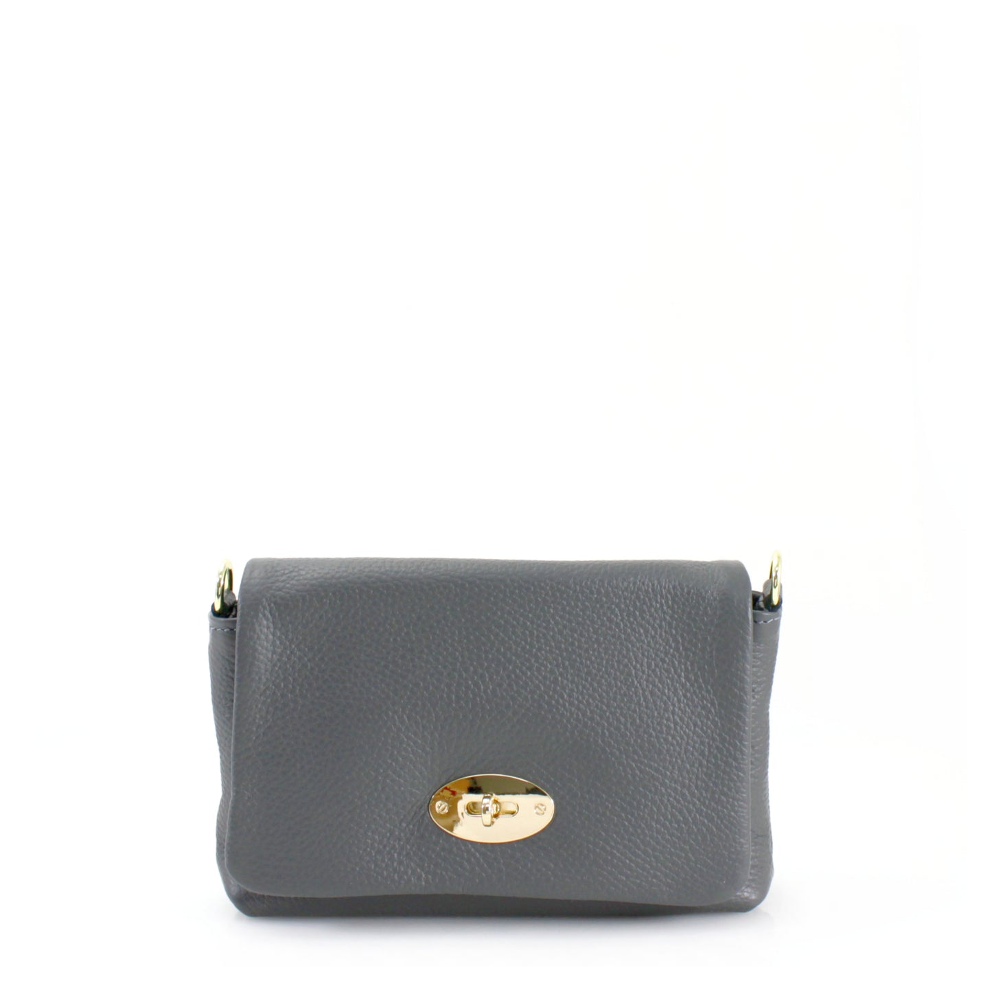 Leather Gold Buckle Crossbody Bag Choose From 14 Colours