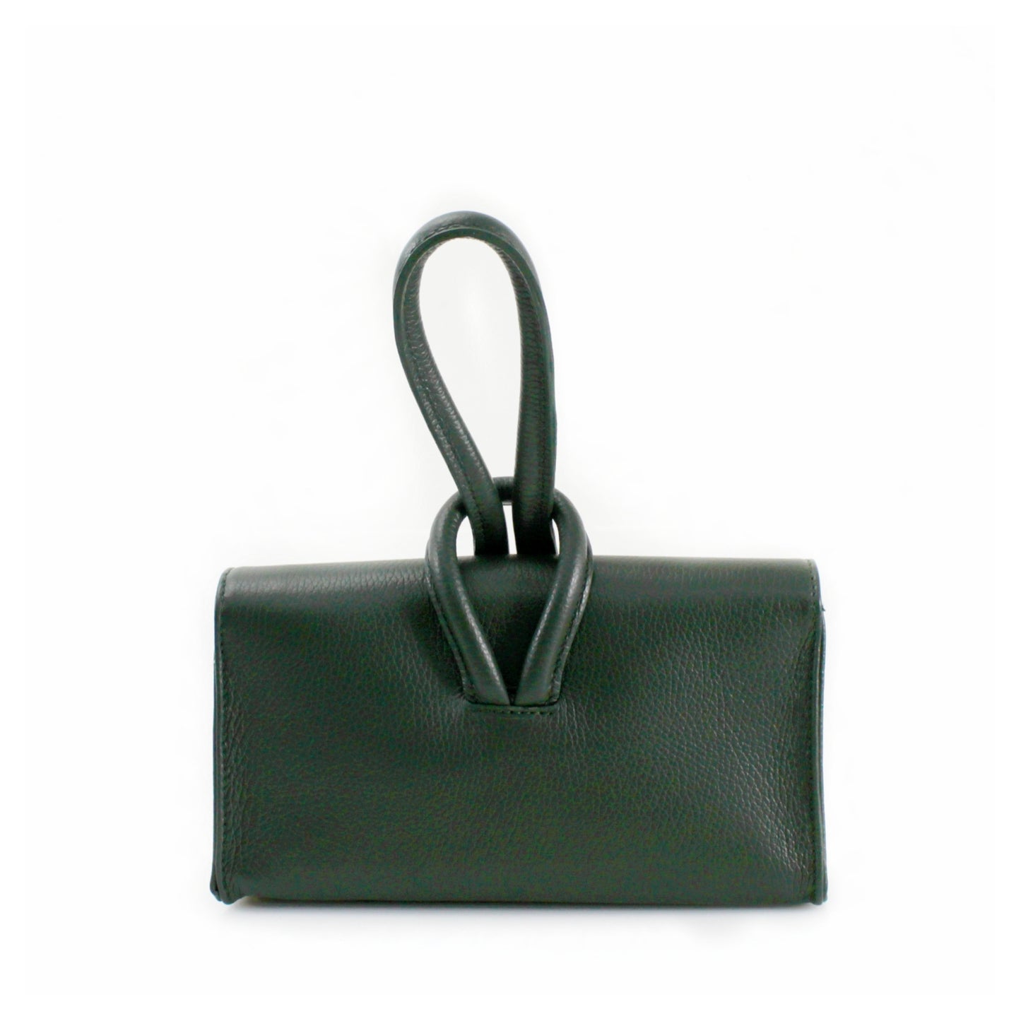 Leather Top Handle Clutch Bag Choose From 20 Colours