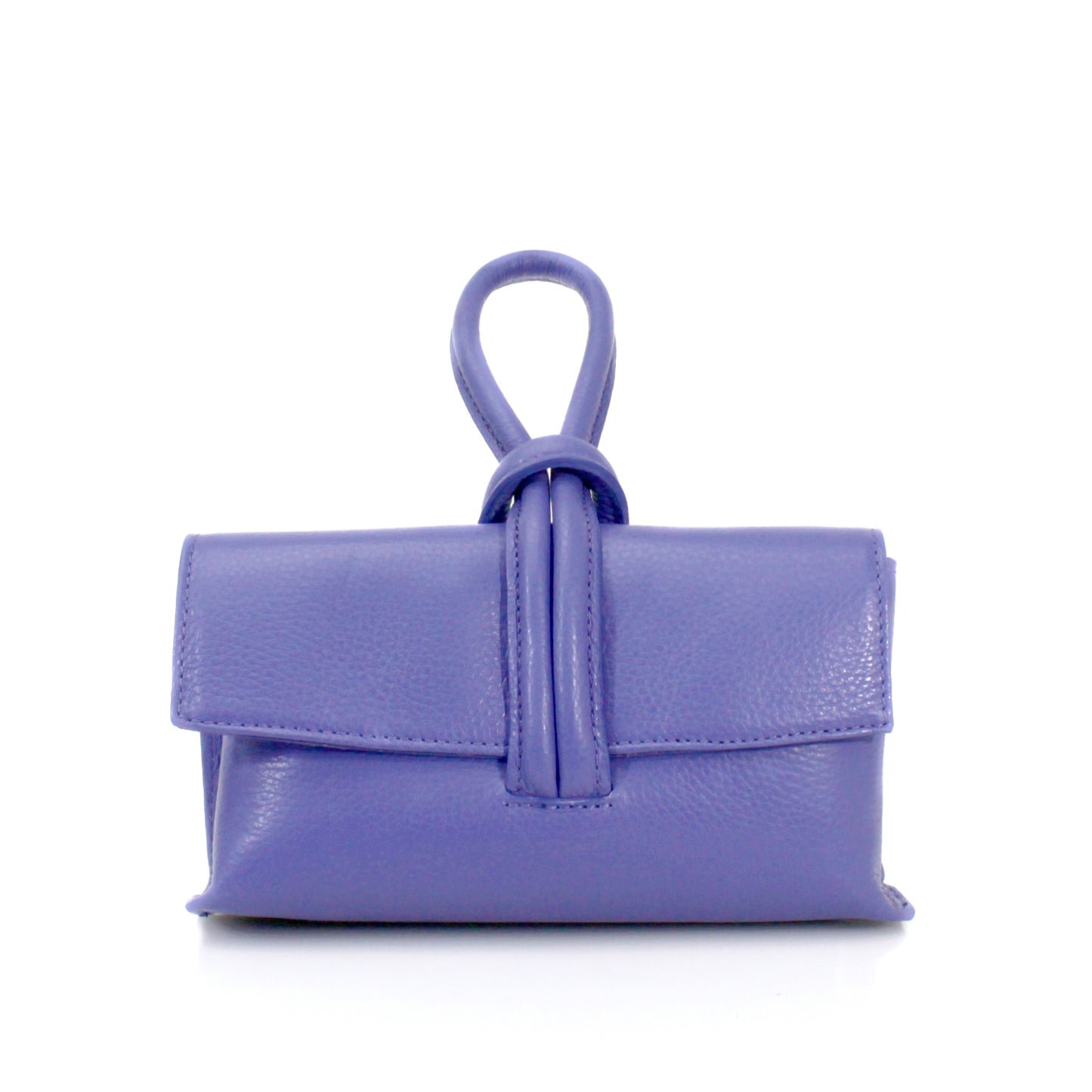 Leather Top Handle Clutch Bag Choose From 20 Colours