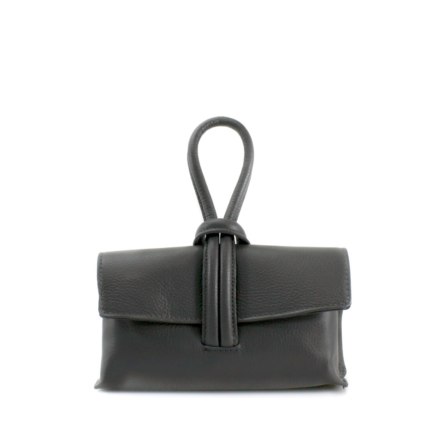 Leather Top Handle Clutch Bag Choose From 20 Colours