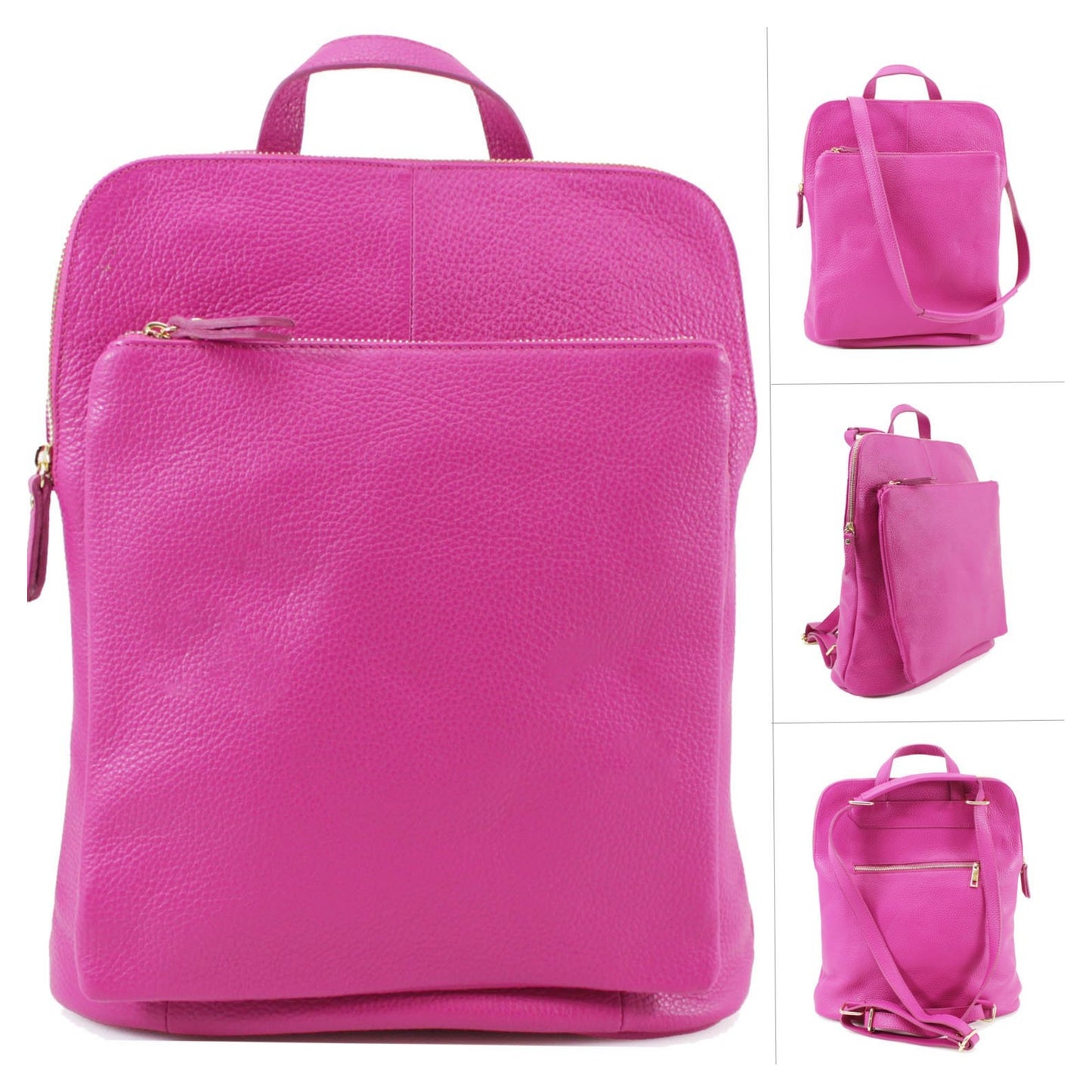 Leather Backpack - Shoulder Bag Choose From 25 Colours