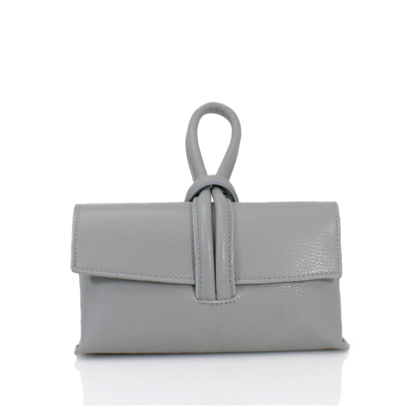 Leather Top Handle Clutch Bag Choose From 20 Colours