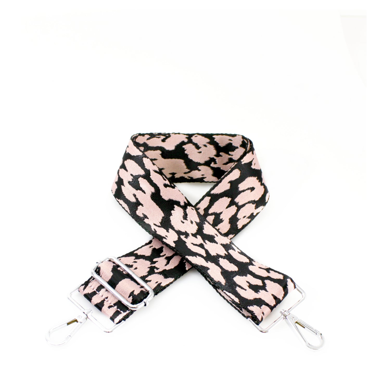 Canvas Strap- Pink Leopard