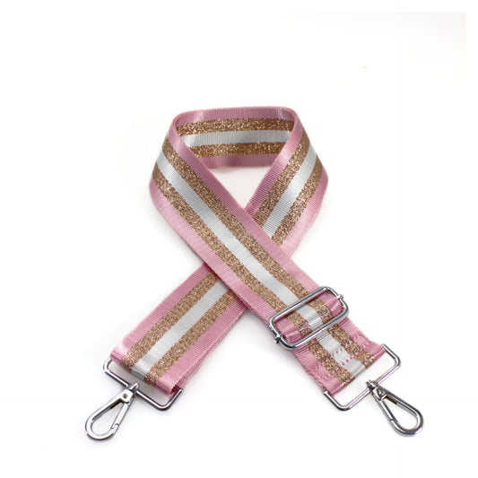 Canvas Strap - Pink Stripes