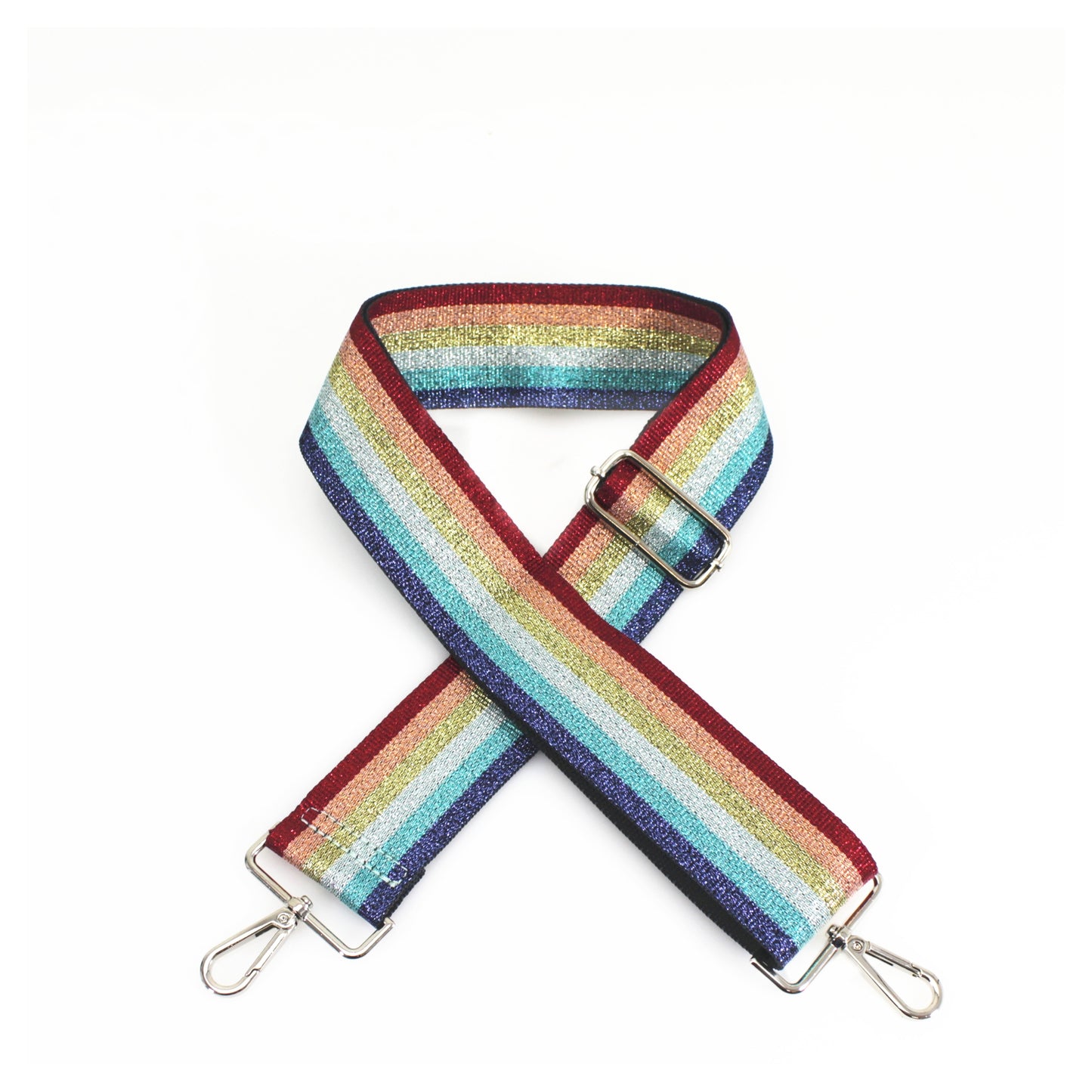 Canvas Strap - Sparkly Rainbow print